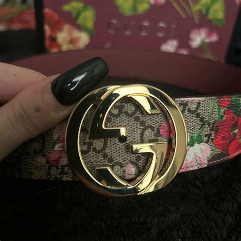 gucci bloom belt|women gucci belt original.